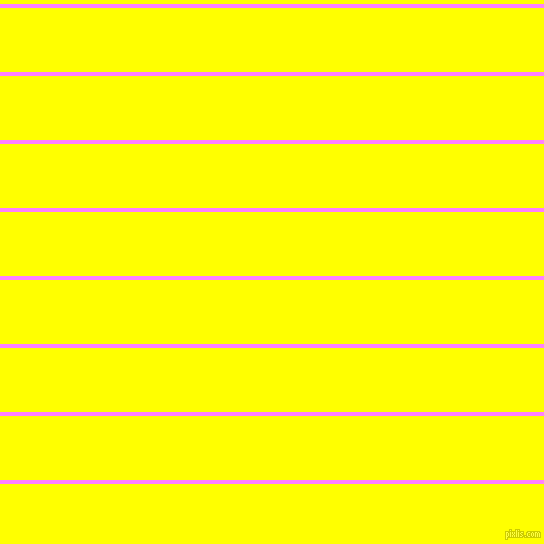 horizontal lines stripes, 4 pixel line width, 64 pixel line spacing, Fuchsia Pink and Yellow horizontal lines and stripes seamless tileable