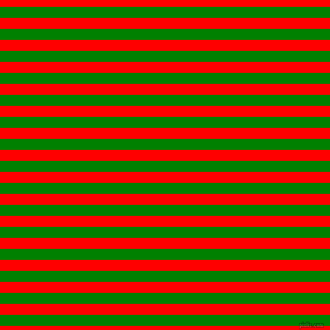 horizontal lines stripes, 16 pixel line width, 16 pixel line spacing, Green and Red horizontal lines and stripes seamless tileable