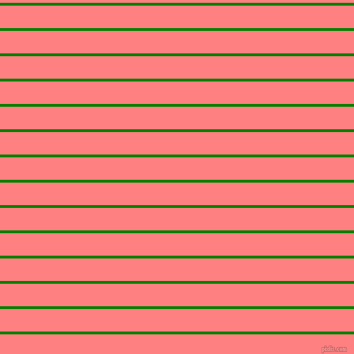 horizontal lines stripes, 4 pixel line width, 32 pixel line spacing, Green and Salmon horizontal lines and stripes seamless tileable
