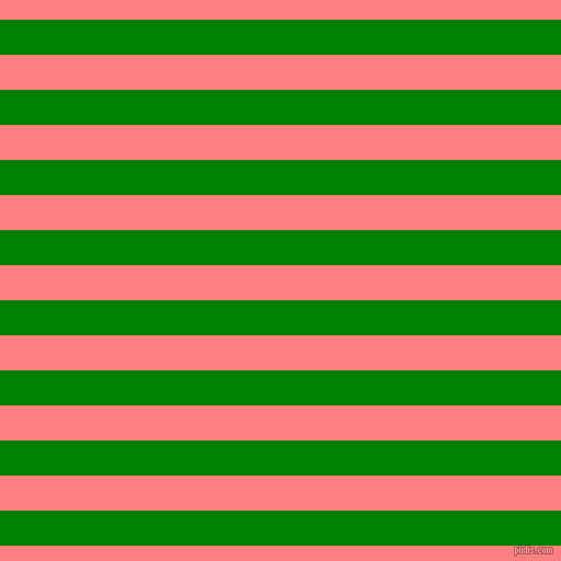 horizontal lines stripes, 32 pixel line width, 32 pixel line spacing, Green and Salmon horizontal lines and stripes seamless tileable
