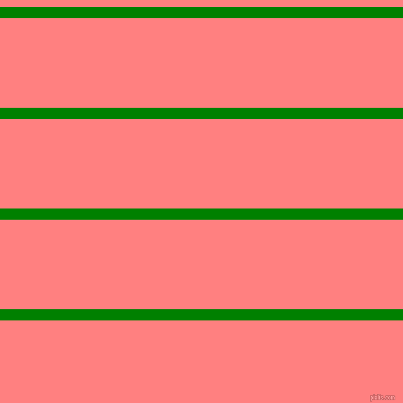 horizontal lines stripes, 16 pixel line width, 128 pixel line spacing, Green and Salmon horizontal lines and stripes seamless tileable