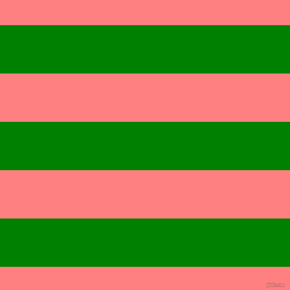 horizontal lines stripes, 96 pixel line width, 96 pixel line spacing, Green and Salmon horizontal lines and stripes seamless tileable