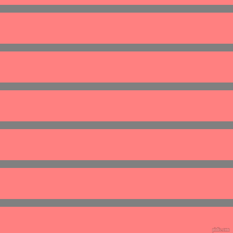 horizontal lines stripes, 16 pixel line width, 64 pixel line spacing, Grey and Salmon horizontal lines and stripes seamless tileable