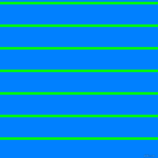 horizontal lines stripes, 8 pixel line width, 64 pixel line spacing, Lime and Dodger Blue horizontal lines and stripes seamless tileable