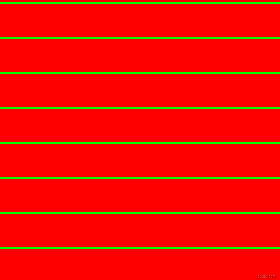 horizontal lines stripes, 4 pixel line width, 64 pixel line spacing, Lime and Red horizontal lines and stripes seamless tileable