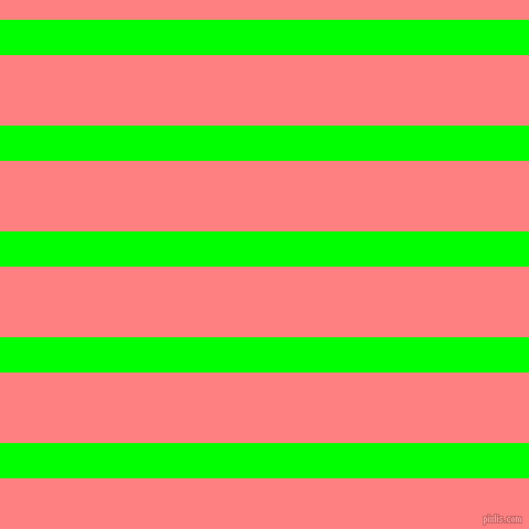 horizontal lines stripes, 32 pixel line width, 64 pixel line spacing, Lime and Salmon horizontal lines and stripes seamless tileable