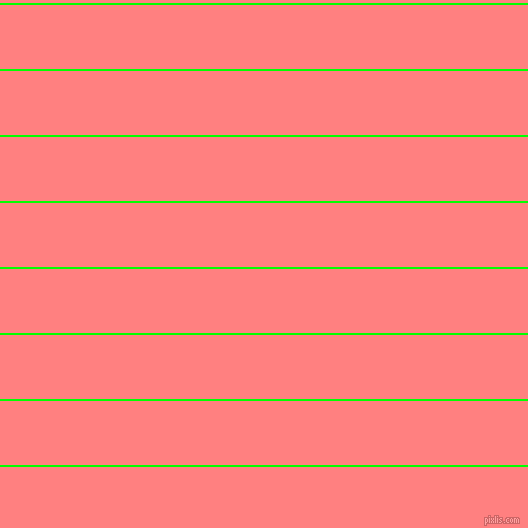 horizontal lines stripes, 2 pixel line width, 64 pixel line spacing, Lime and Salmon horizontal lines and stripes seamless tileable