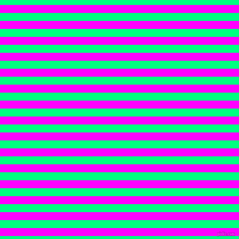 horizontal lines stripes, 16 pixel line width, 16 pixel line spacing, Magenta and Spring Green horizontal lines and stripes seamless tileable