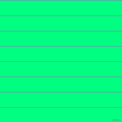 horizontal lines stripes, 1 pixel line width, 64 pixel line spacing, Magenta and Spring Green horizontal lines and stripes seamless tileable
