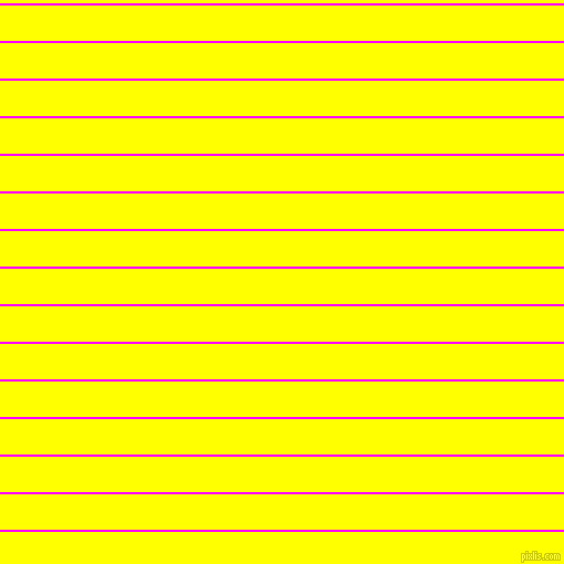 horizontal lines stripes, 2 pixel line width, 32 pixel line spacing, Magenta and Yellow horizontal lines and stripes seamless tileable