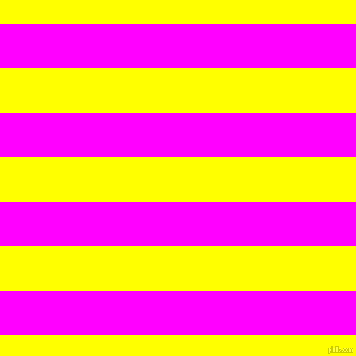 horizontal lines stripes, 64 pixel line width, 64 pixel line spacing, Magenta and Yellow horizontal lines and stripes seamless tileable