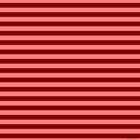 horizontal lines stripes, 16 pixel line width, 16 pixel line spacing, Maroon and Salmon horizontal lines and stripes seamless tileable