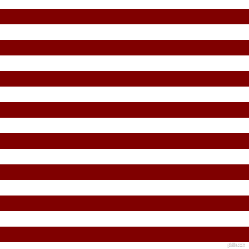 horizontal lines stripes, 32 pixel line width, 32 pixel line spacing, Maroon and White horizontal lines and stripes seamless tileable