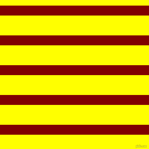horizontal lines stripes, 32 pixel line width, 64 pixel line spacing, Maroon and Yellow horizontal lines and stripes seamless tileable
