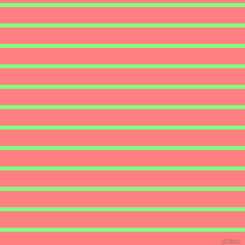 horizontal lines stripes, 8 pixel line width, 32 pixel line spacing, Mint Green and Salmon horizontal lines and stripes seamless tileable