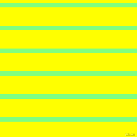 horizontal lines stripes, 16 pixel line width, 64 pixel line spacing, Mint Green and Yellow horizontal lines and stripes seamless tileable