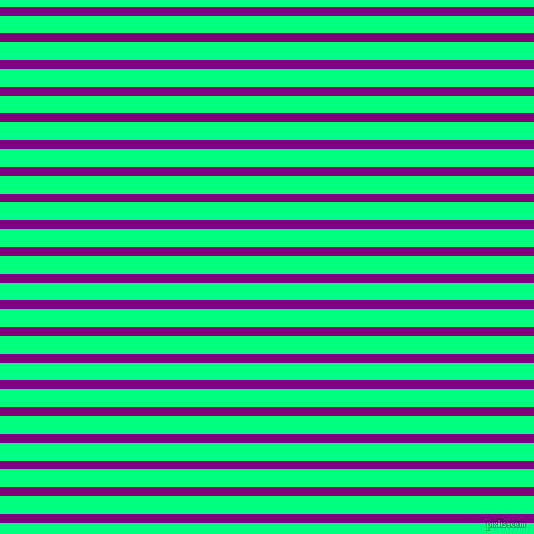 horizontal lines stripes, 8 pixel line width, 16 pixel line spacing, Purple and Spring Green horizontal lines and stripes seamless tileable