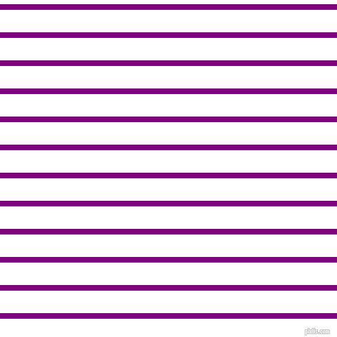 horizontal lines stripes, 8 pixel line width, 32 pixel line spacing, Purple and White horizontal lines and stripes seamless tileable