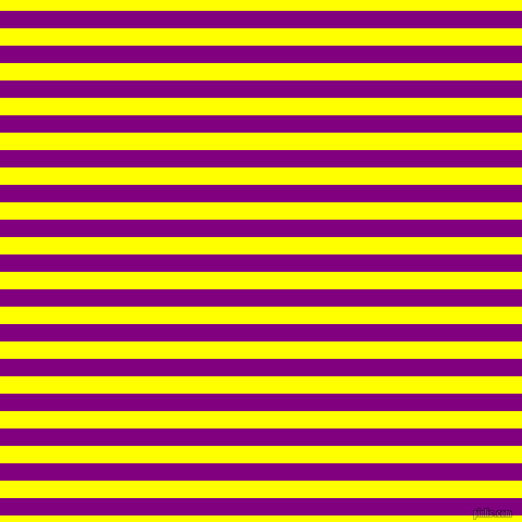 horizontal lines stripes, 16 pixel line width, 16 pixel line spacing, Purple and Yellow horizontal lines and stripes seamless tileable
