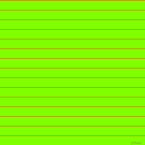 horizontal lines stripes, 1 pixel line width, 32 pixel line spacing, Red and Chartreuse horizontal lines and stripes seamless tileable