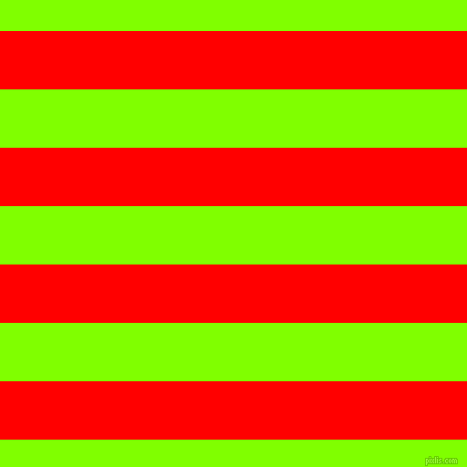 horizontal lines stripes, 64 pixel line width, 64 pixel line spacing, Red and Chartreuse horizontal lines and stripes seamless tileable