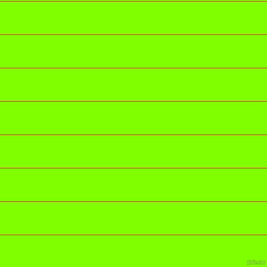 horizontal lines stripes, 1 pixel line width, 64 pixel line spacing, Red and Chartreuse horizontal lines and stripes seamless tileable