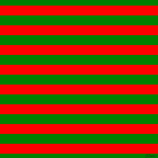 horizontal lines stripes, 32 pixel line width, 32 pixel line spacing, Red and Green horizontal lines and stripes seamless tileable