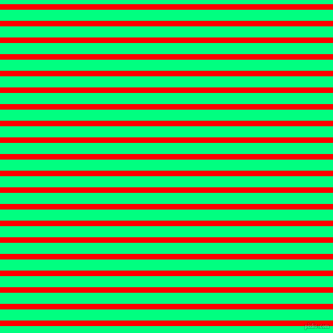 horizontal lines stripes, 8 pixel line width, 16 pixel line spacing, Red and Spring Green horizontal lines and stripes seamless tileable