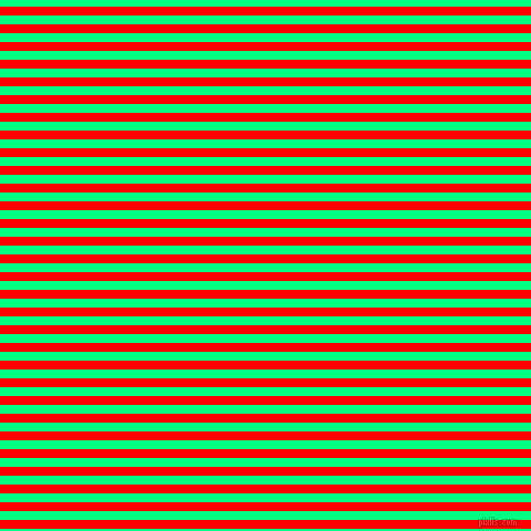 horizontal lines stripes, 8 pixel line width, 8 pixel line spacing, Red and Spring Green horizontal lines and stripes seamless tileable