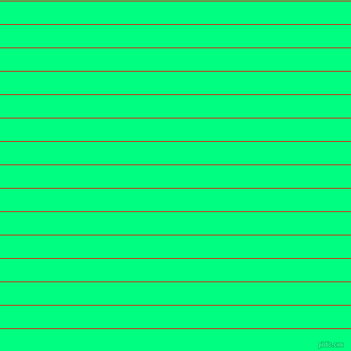 horizontal lines stripes, 1 pixel line width, 32 pixel line spacing, Red and Spring Green horizontal lines and stripes seamless tileable