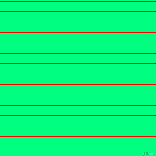horizontal lines stripes, 2 pixel line width, 32 pixel line spacing, Red and Spring Green horizontal lines and stripes seamless tileable