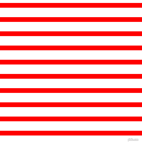 horizontal lines stripes, 16 pixel line width, 32 pixel line spacing, Red and White horizontal lines and stripes seamless tileable
