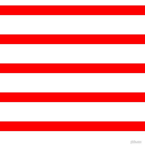 horizontal lines stripes, 32 pixel line width, 64 pixel line spacing, Red and White horizontal lines and stripes seamless tileable