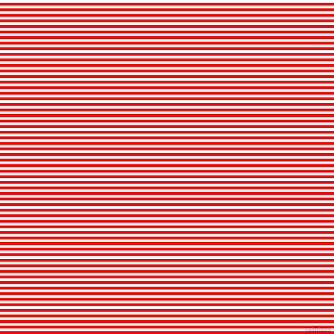horizontal lines stripes, 4 pixel line width, 4 pixel line spacing, Red and White horizontal lines and stripes seamless tileable