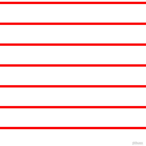 horizontal lines stripes, 8 pixel line width, 64 pixel line spacing, Red and White horizontal lines and stripes seamless tileable