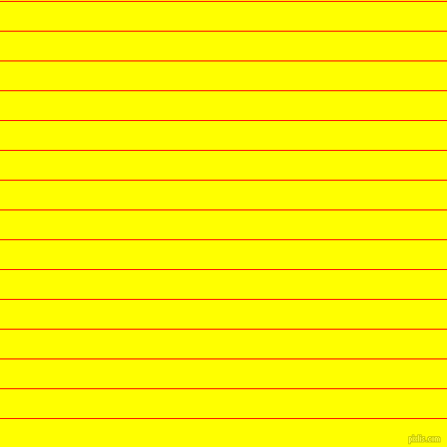 horizontal lines stripes, 1 pixel line width, 32 pixel line spacing, Red and Yellow horizontal lines and stripes seamless tileable