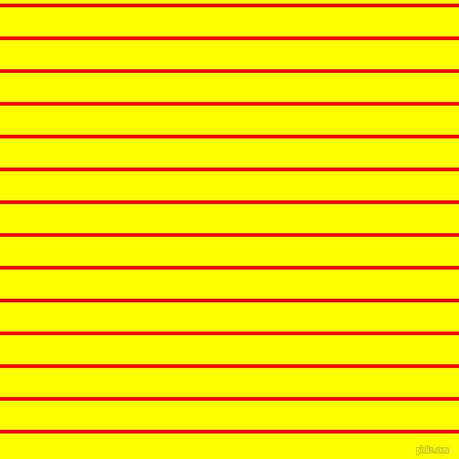 horizontal lines stripes, 4 pixel line width, 32 pixel line spacing, Red and Yellow horizontal lines and stripes seamless tileable