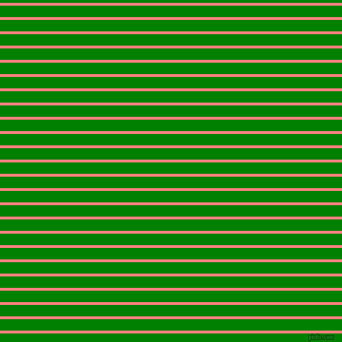 horizontal lines stripes, 4 pixel line width, 16 pixel line spacing, Salmon and Green horizontal lines and stripes seamless tileable