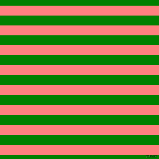horizontal lines stripes, 32 pixel line width, 32 pixel line spacing, Salmon and Green horizontal lines and stripes seamless tileable