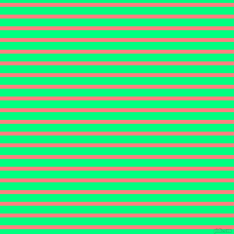 horizontal lines stripes, 8 pixel line width, 16 pixel line spacing, Salmon and Spring Green horizontal lines and stripes seamless tileable