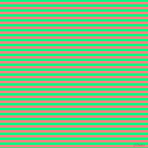 horizontal lines stripes, 8 pixel line width, 8 pixel line spacing, Salmon and Spring Green horizontal lines and stripes seamless tileable
