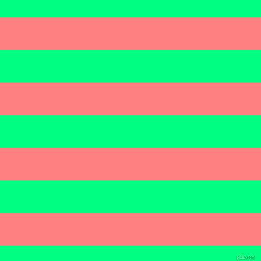 horizontal lines stripes, 64 pixel line width, 64 pixel line spacing, Salmon and Spring Green horizontal lines and stripes seamless tileable