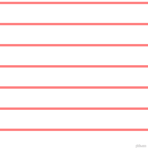 horizontal lines stripes, 8 pixel line width, 64 pixel line spacing, Salmon and White horizontal lines and stripes seamless tileable