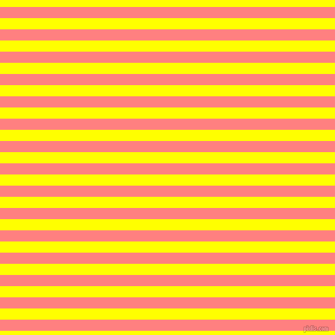 horizontal lines stripes, 16 pixel line width, 16 pixel line spacing, Salmon and Yellow horizontal lines and stripes seamless tileable