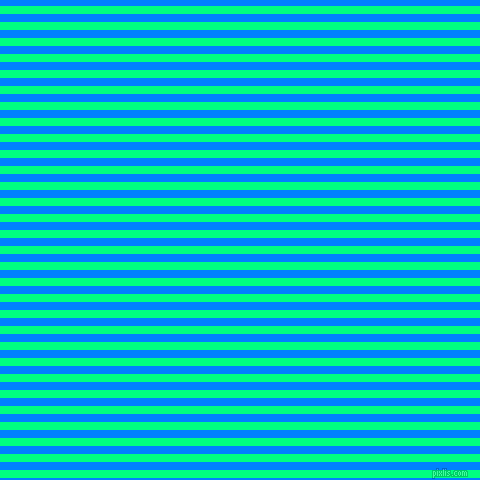 horizontal lines stripes, 8 pixel line width, 8 pixel line spacing, Spring Green and Dodger Blue horizontal lines and stripes seamless tileable