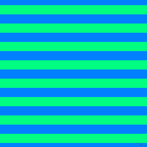 horizontal lines stripes, 32 pixel line width, 32 pixel line spacing, Spring Green and Dodger Blue horizontal lines and stripes seamless tileable