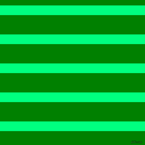 horizontal lines stripes, 32 pixel line width, 64 pixel line spacing, Spring Green and Green horizontal lines and stripes seamless tileable