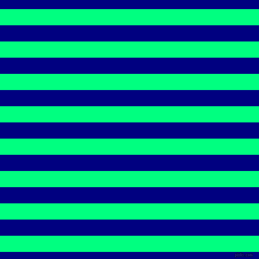 horizontal lines stripes, 32 pixel line width, 32 pixel line spacing, Spring Green and Navy horizontal lines and stripes seamless tileable