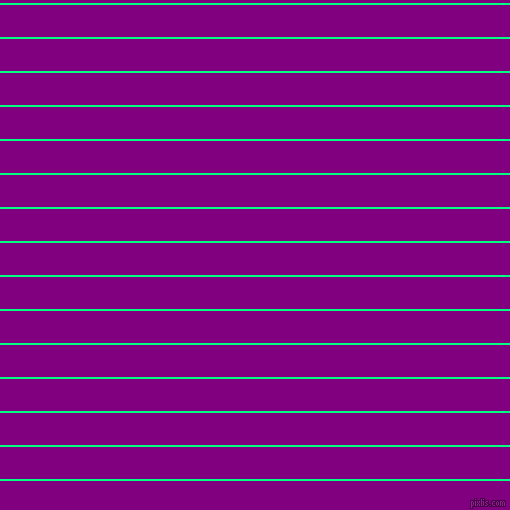 horizontal lines stripes, 2 pixel line width, 32 pixel line spacing, Spring Green and Purple horizontal lines and stripes seamless tileable