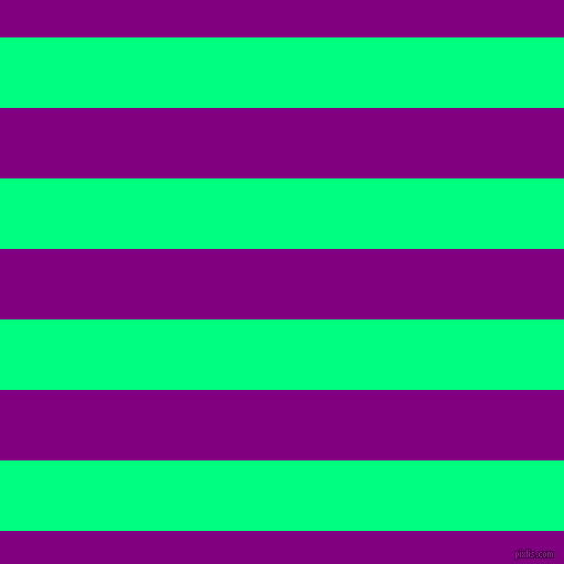 horizontal lines stripes, 64 pixel line width, 64 pixel line spacing, Spring Green and Purple horizontal lines and stripes seamless tileable